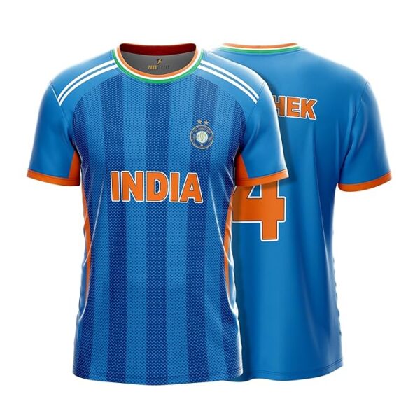 New India T20 Cricket Jersey 2026 | Personalized Name & Number